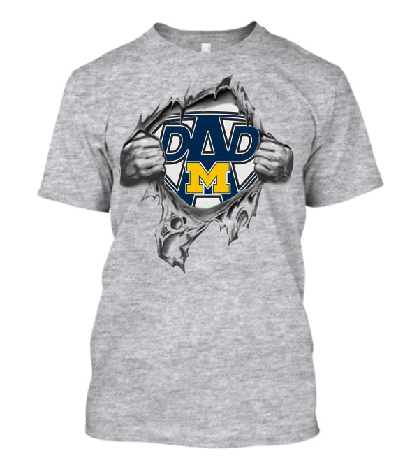 University Of Michigan Wolverines Super Dad T-Shirt