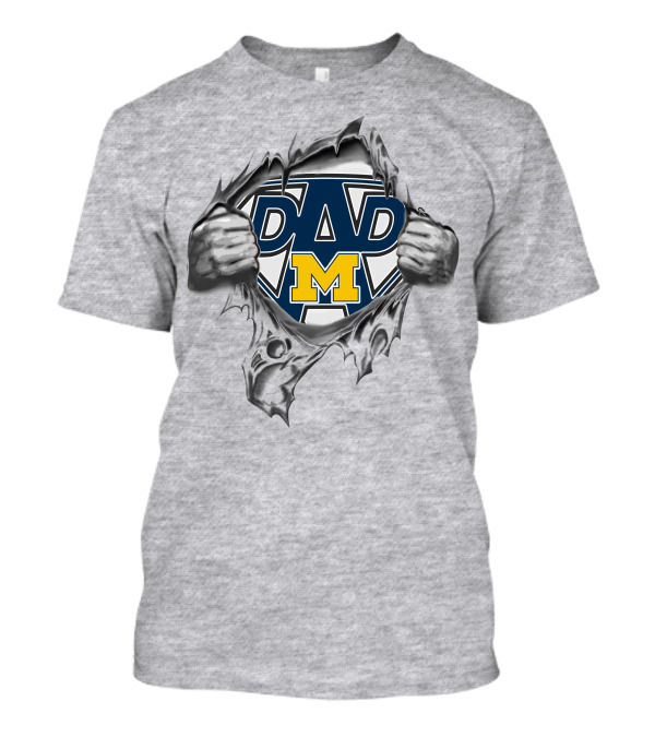 University Of Michigan Wolverines Super Dad T-Shirt