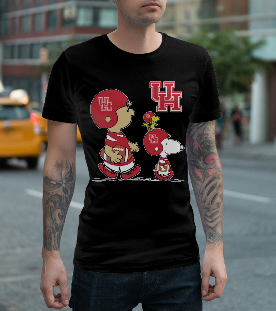 Houston Cougars UH Football Characters T-Shirt