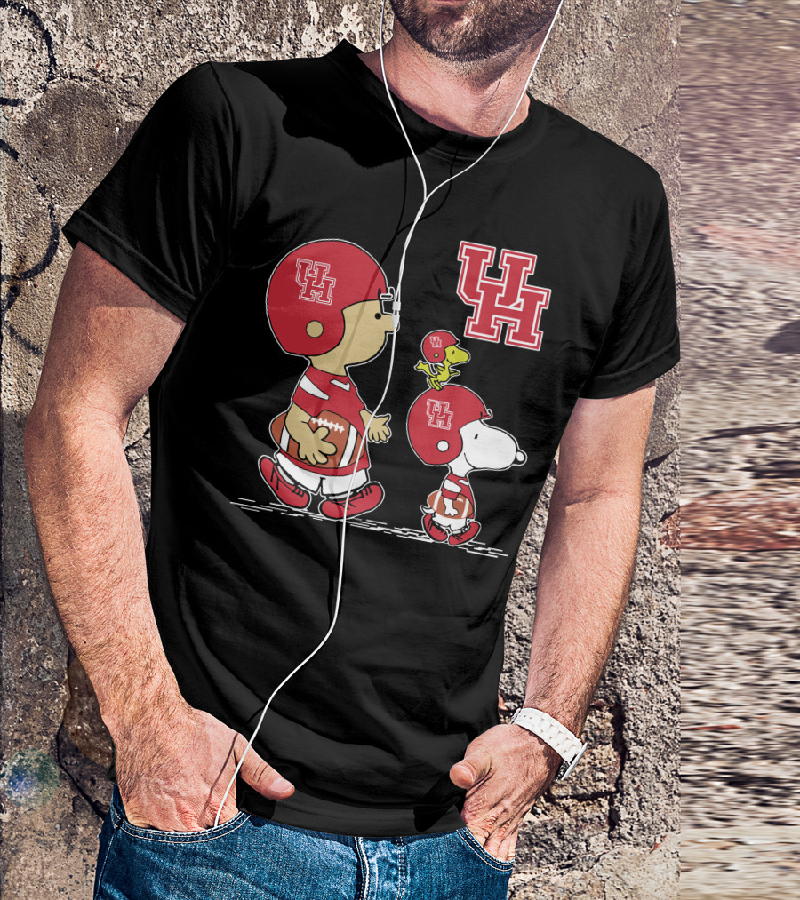 Houston Cougars UH Football Characters T-Shirt