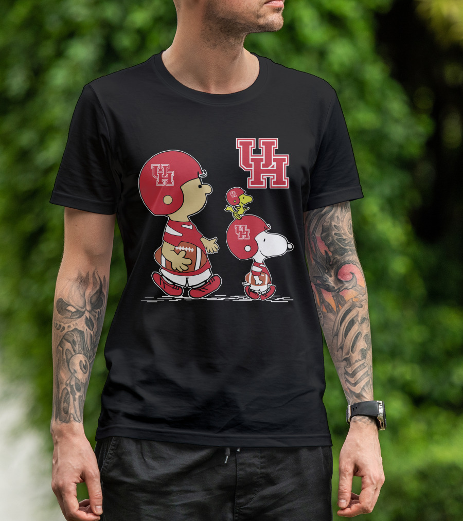 Houston Cougars UH Football Characters T-Shirt