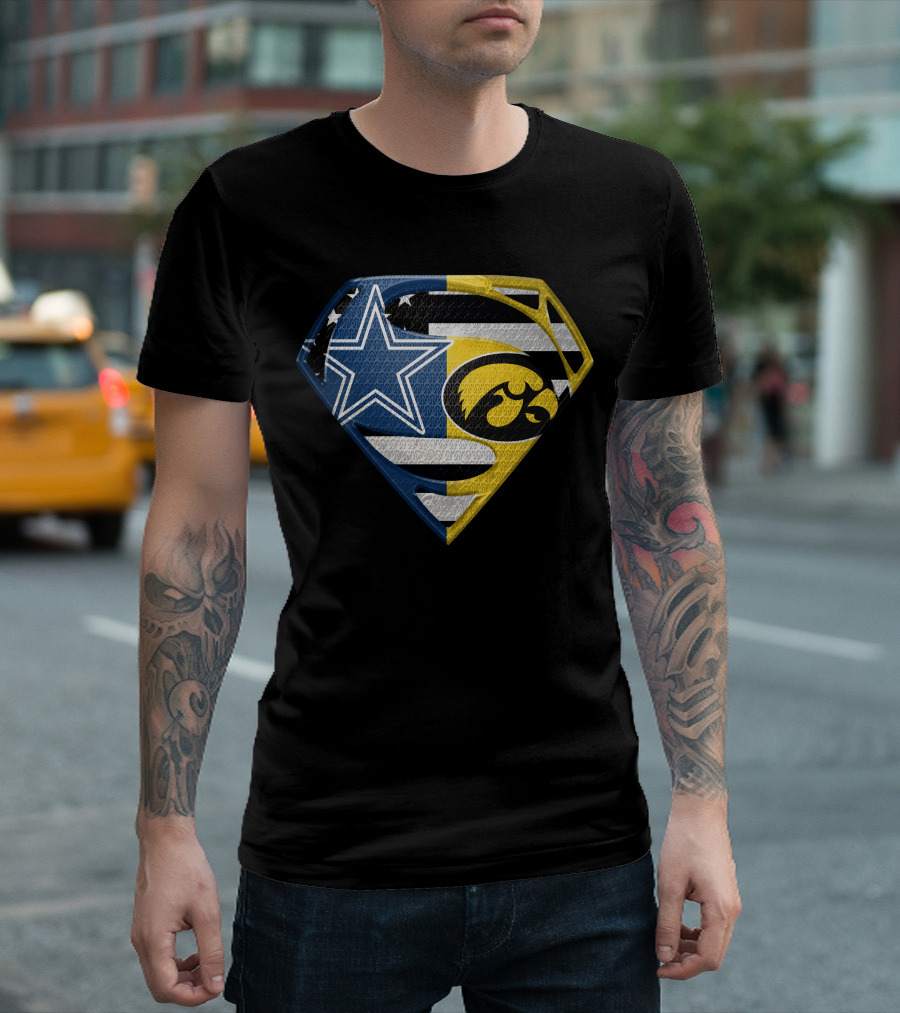 Cowboys Wildcats Superman Iowa T-Shirt