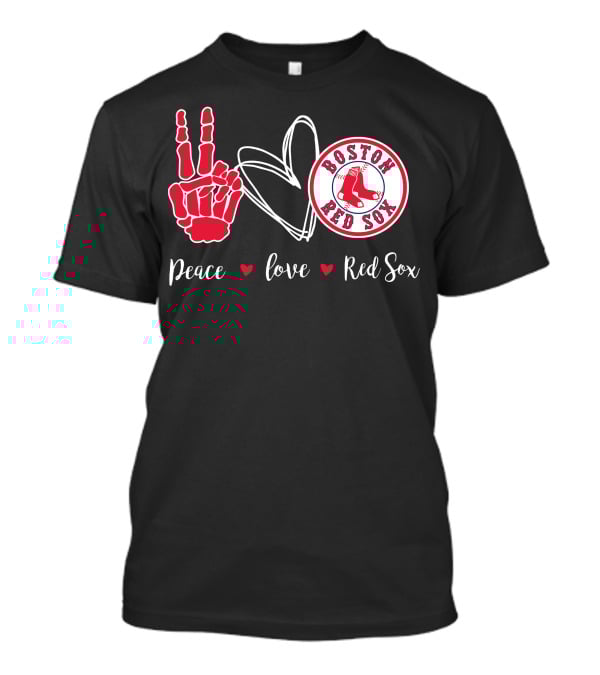 Peace Love Boston Red Sox T-Shirt