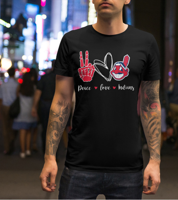 Peace Love Indians T-Shirt