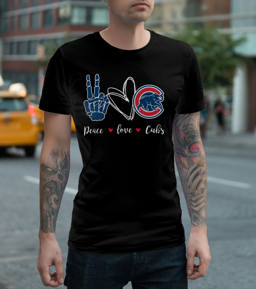 Peace Love Cubs T-Shirt