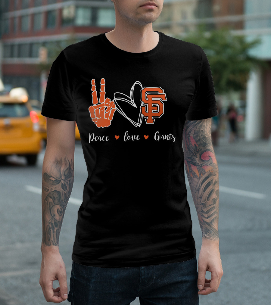 Peace Love Giants San Francisco T-Shirt