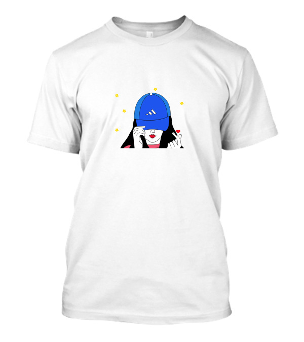 Caroline Manning Cap Hand Heart Stars T-Shirt