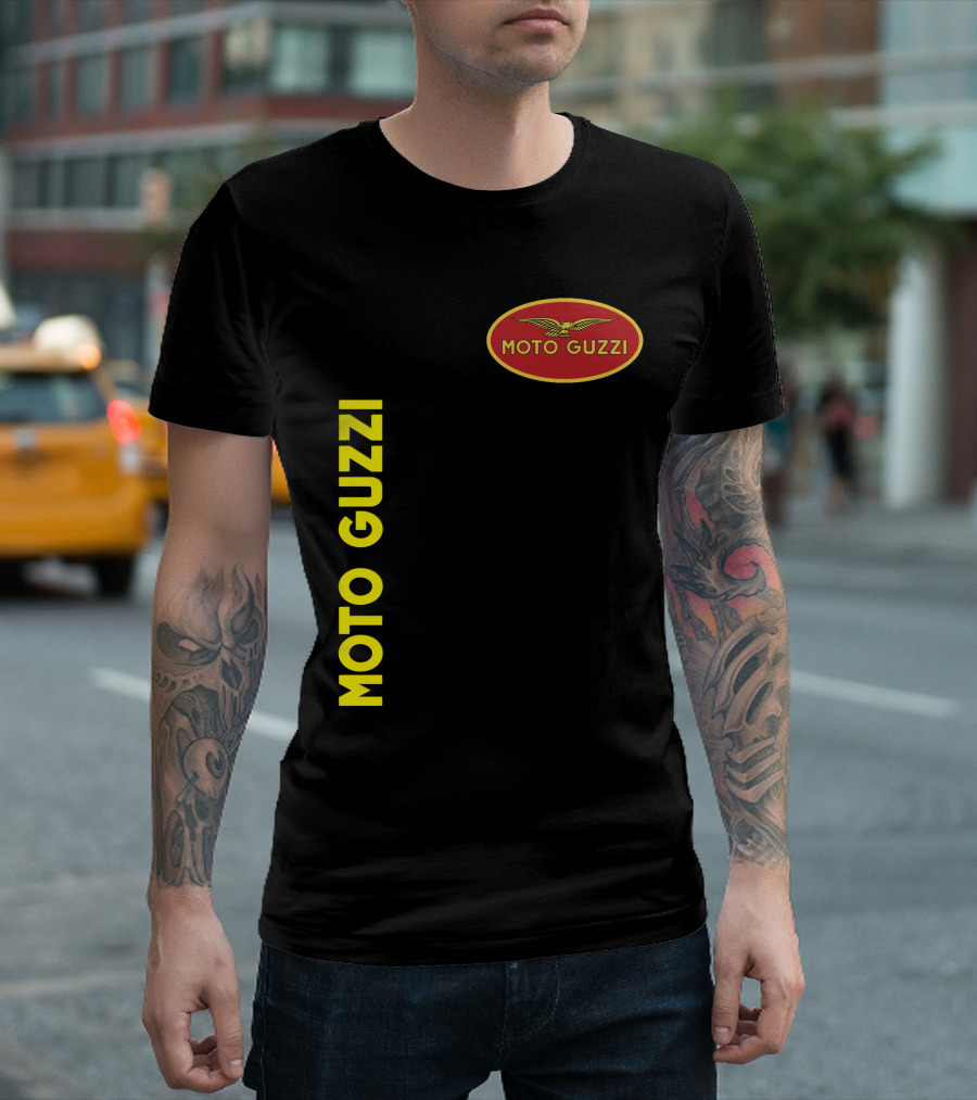 MOTO GUZZI Vintage Oval Logo T-Shirt