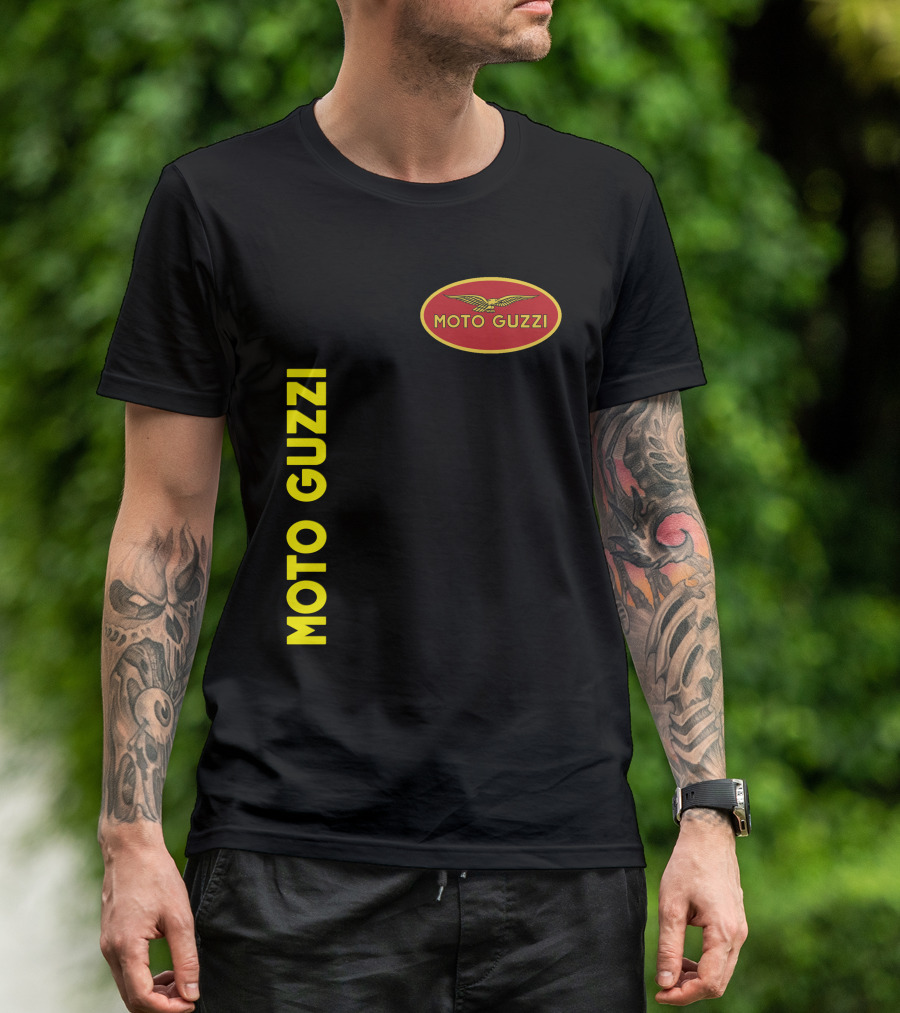 MOTO GUZZI Vintage Oval Logo T-Shirt