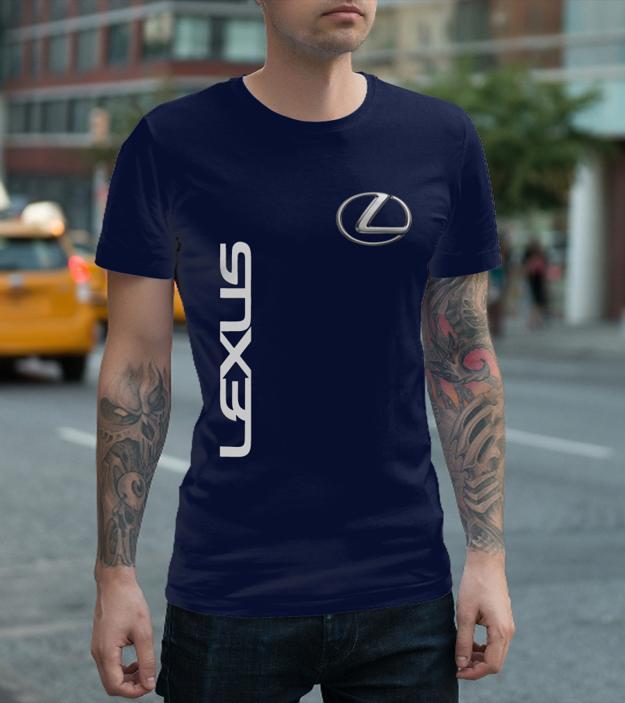 LEXUS Logo Icon Blue Background T-Shirt