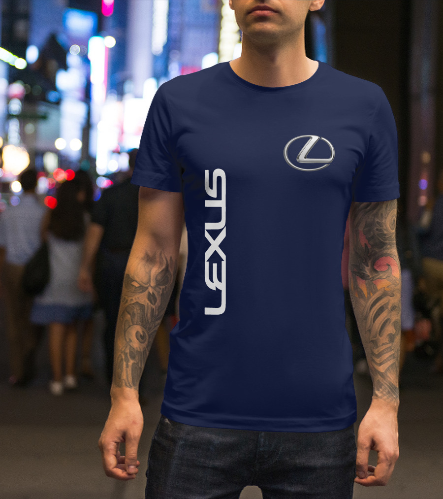 LEXUS Logo Icon Blue Background T-Shirt