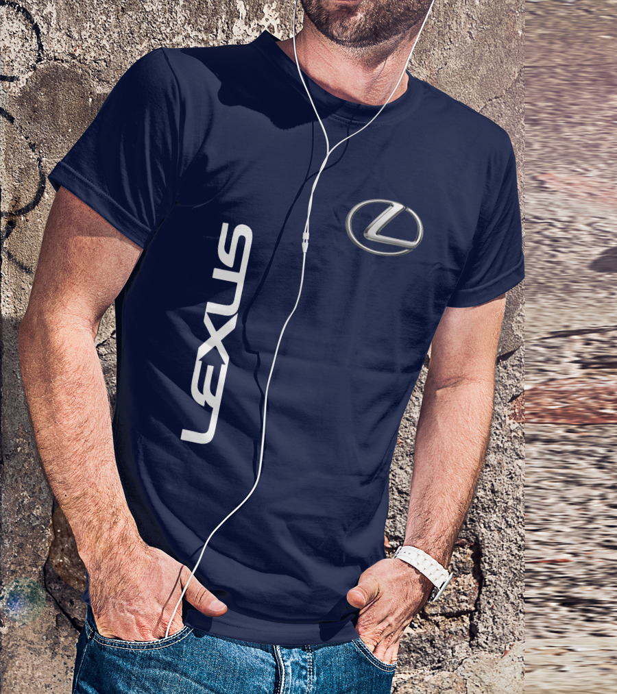 LEXUS Logo Icon Blue Background T-Shirt