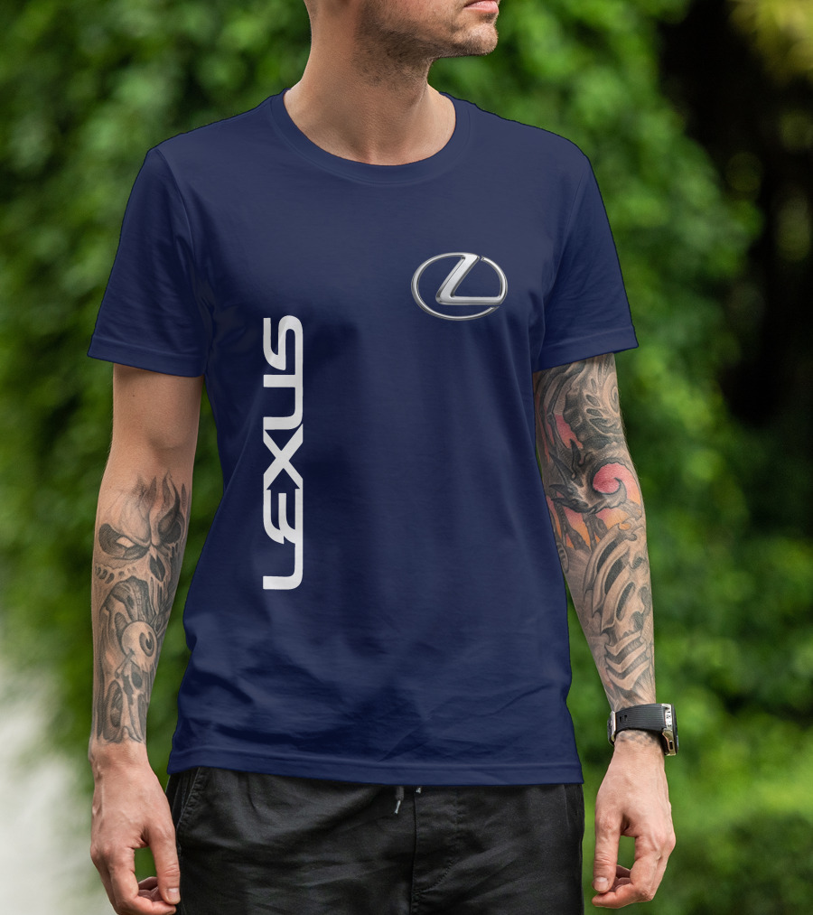 LEXUS Logo Icon Blue Background T-Shirt