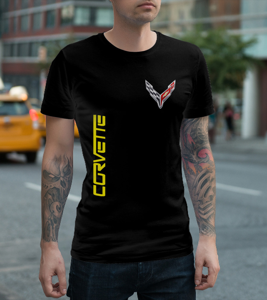 CORVETTE Racing Flag Emblem T-Shirt