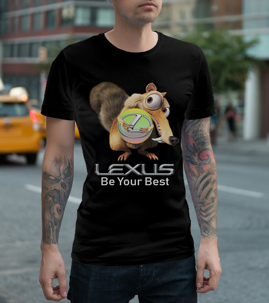 LEXUS Be Your Best Scrat Holding T-Shirt