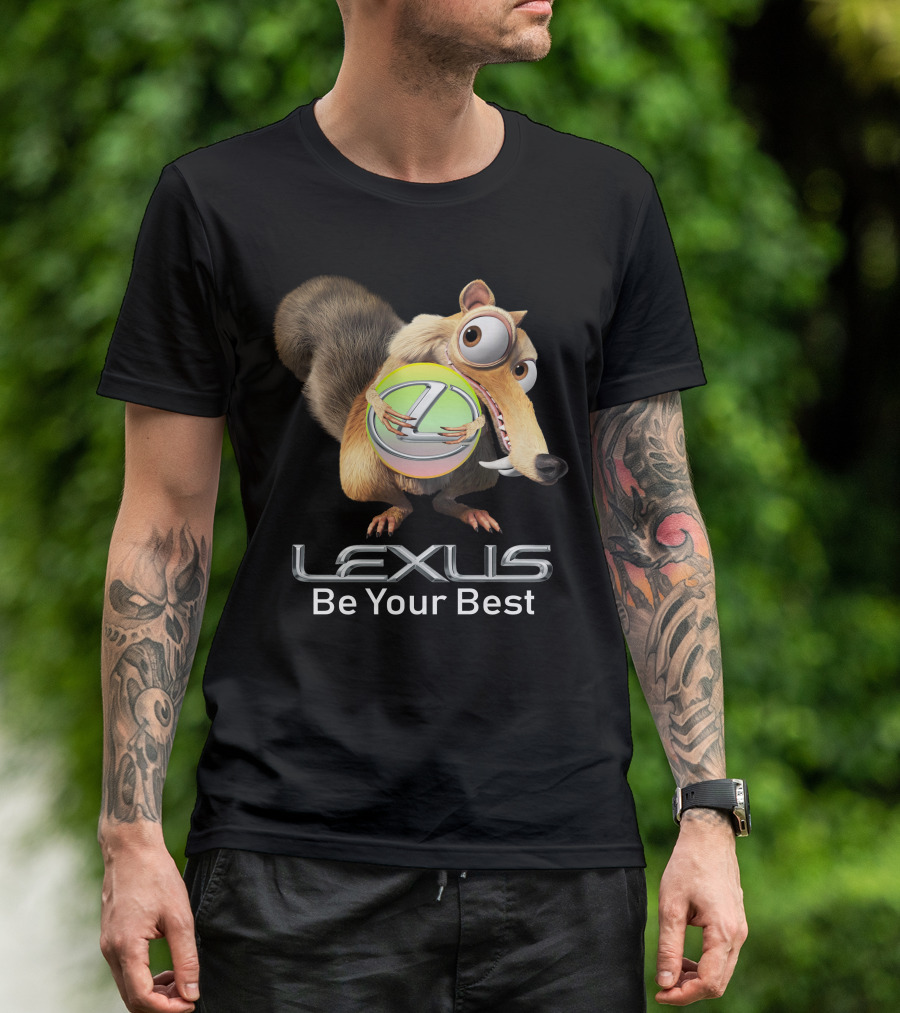 LEXUS Be Your Best Scrat Holding T-Shirt
