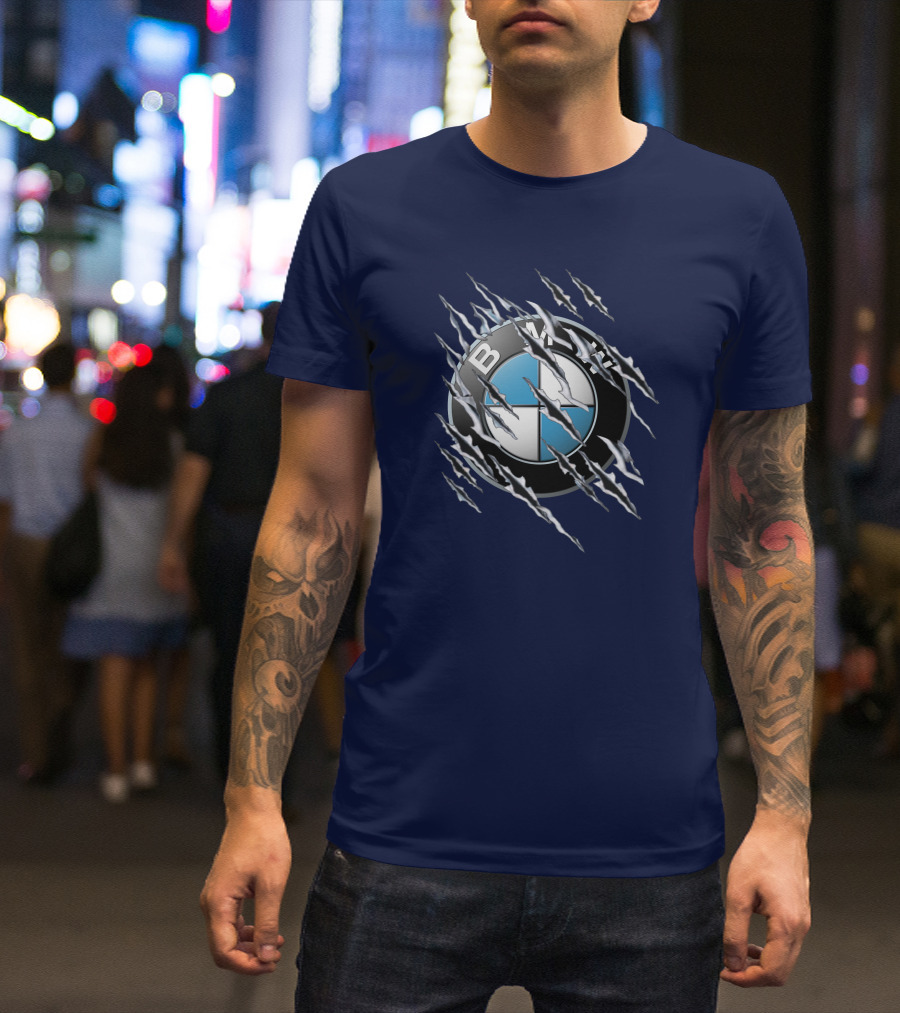 BMW Claw Mark Logo Effect T-Shirt