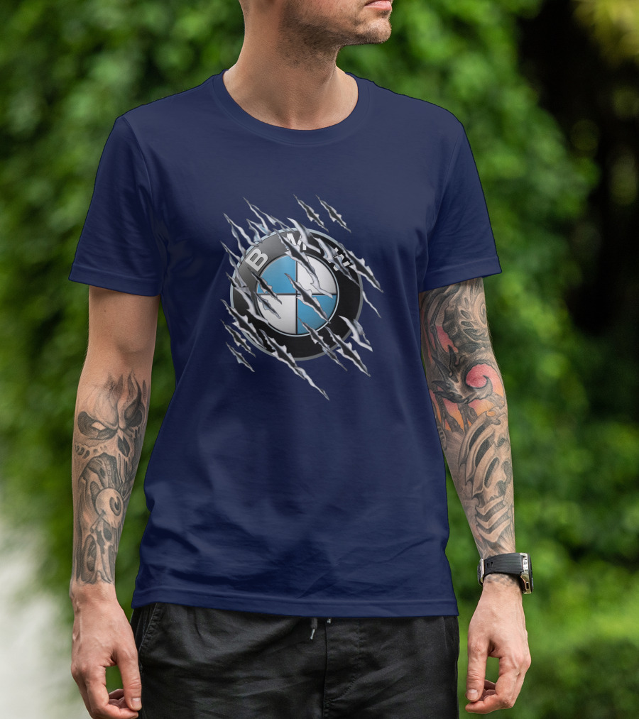 BMW Claw Mark Logo Effect T-Shirt