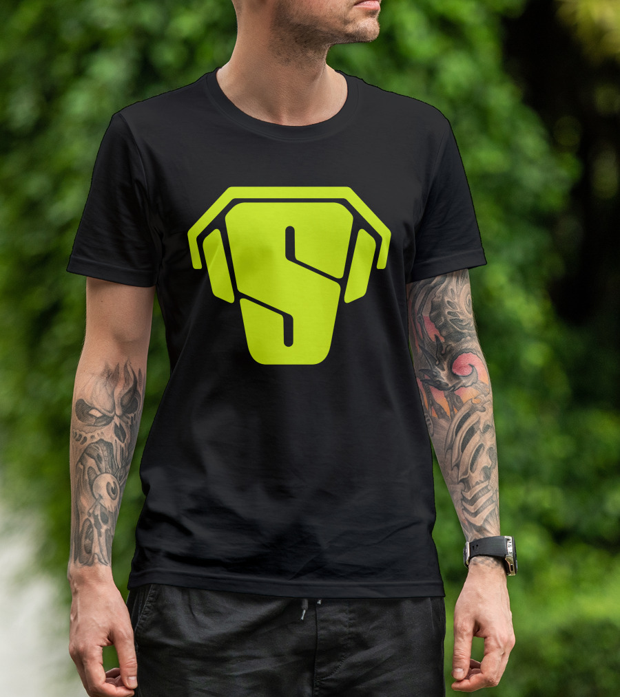 RS Green Iconic Logo S Neon T-Shirt