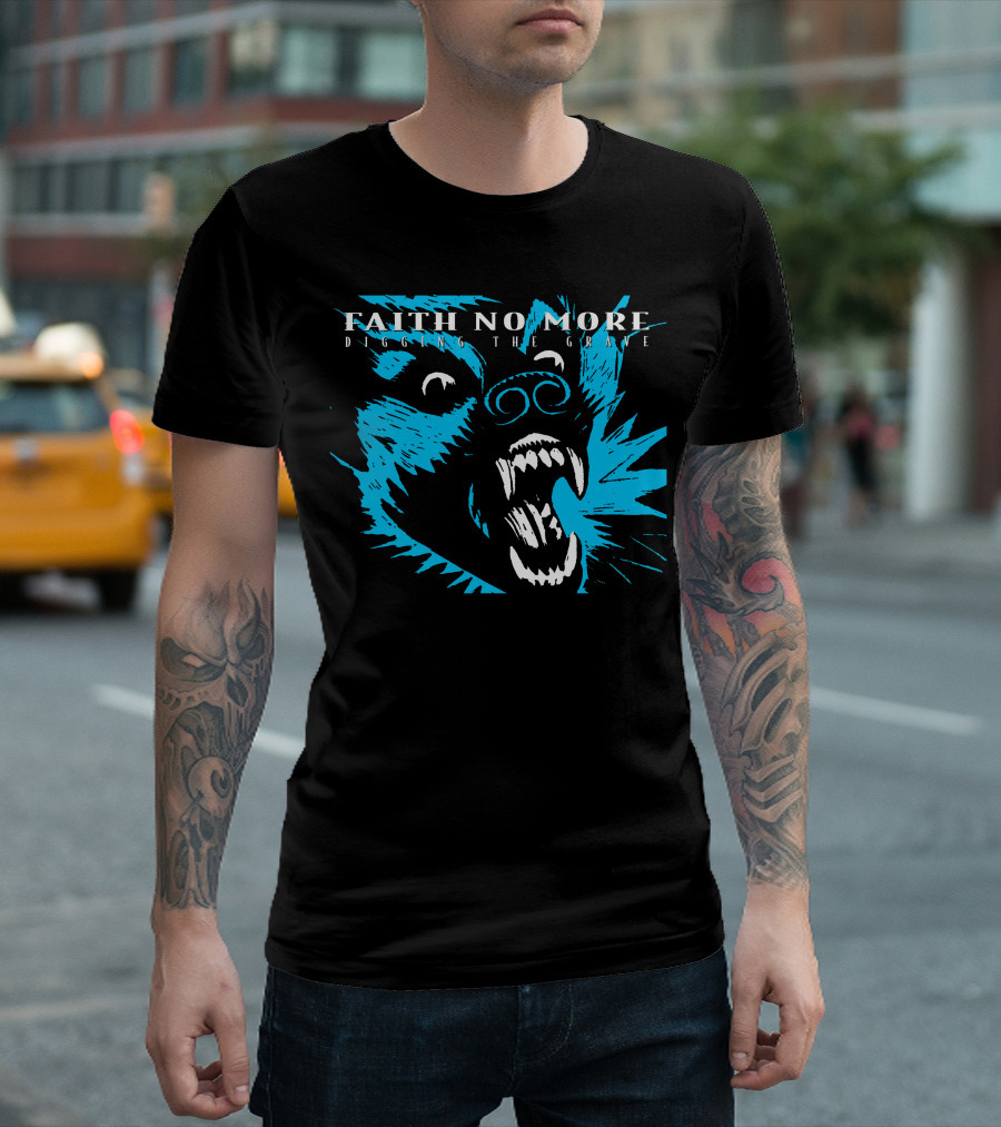FAITH NO MORE Digging the Grave Blue T-Shirt