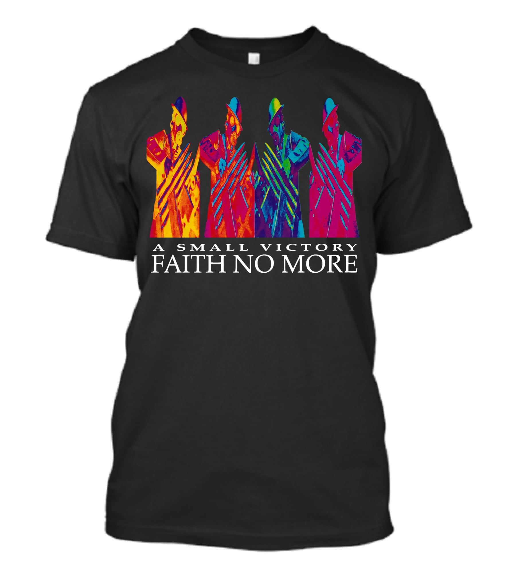 A Small Victory Faith No More Colorful Figures T-Shirt