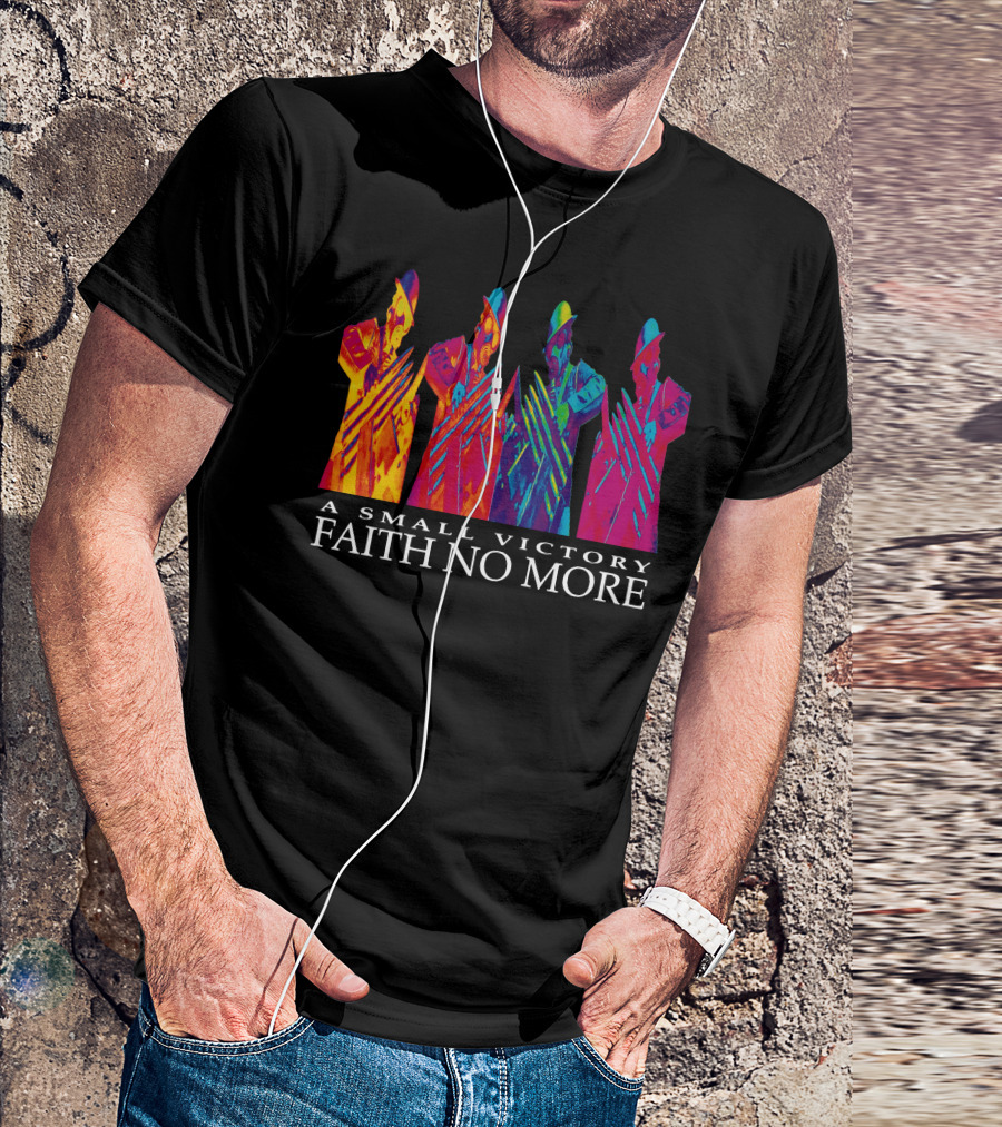 A Small Victory Faith No More Colorful Figures T-Shirt