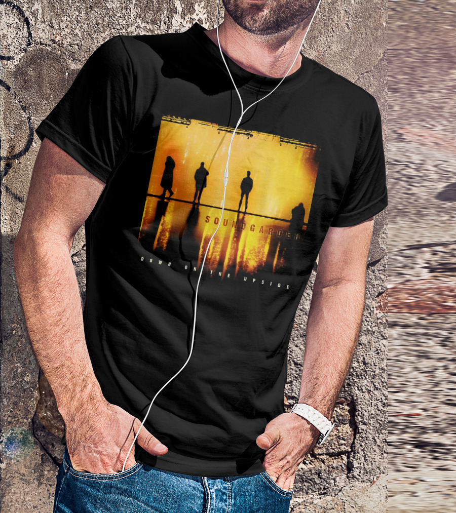 Soundgarden Down On The Upside Silhouettes Reflecting On Stage T-Shirt
