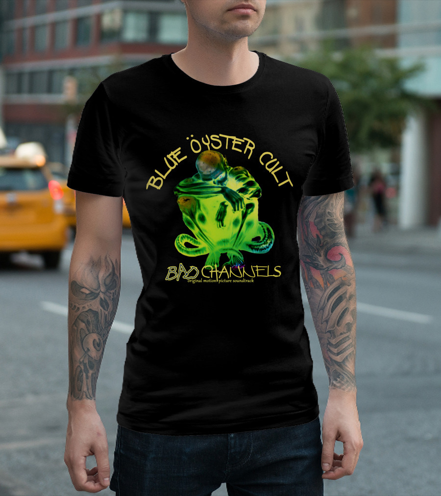 Blue Öyster Cult Bad Channels Original Motion Picture Soundtrack T-Shirt