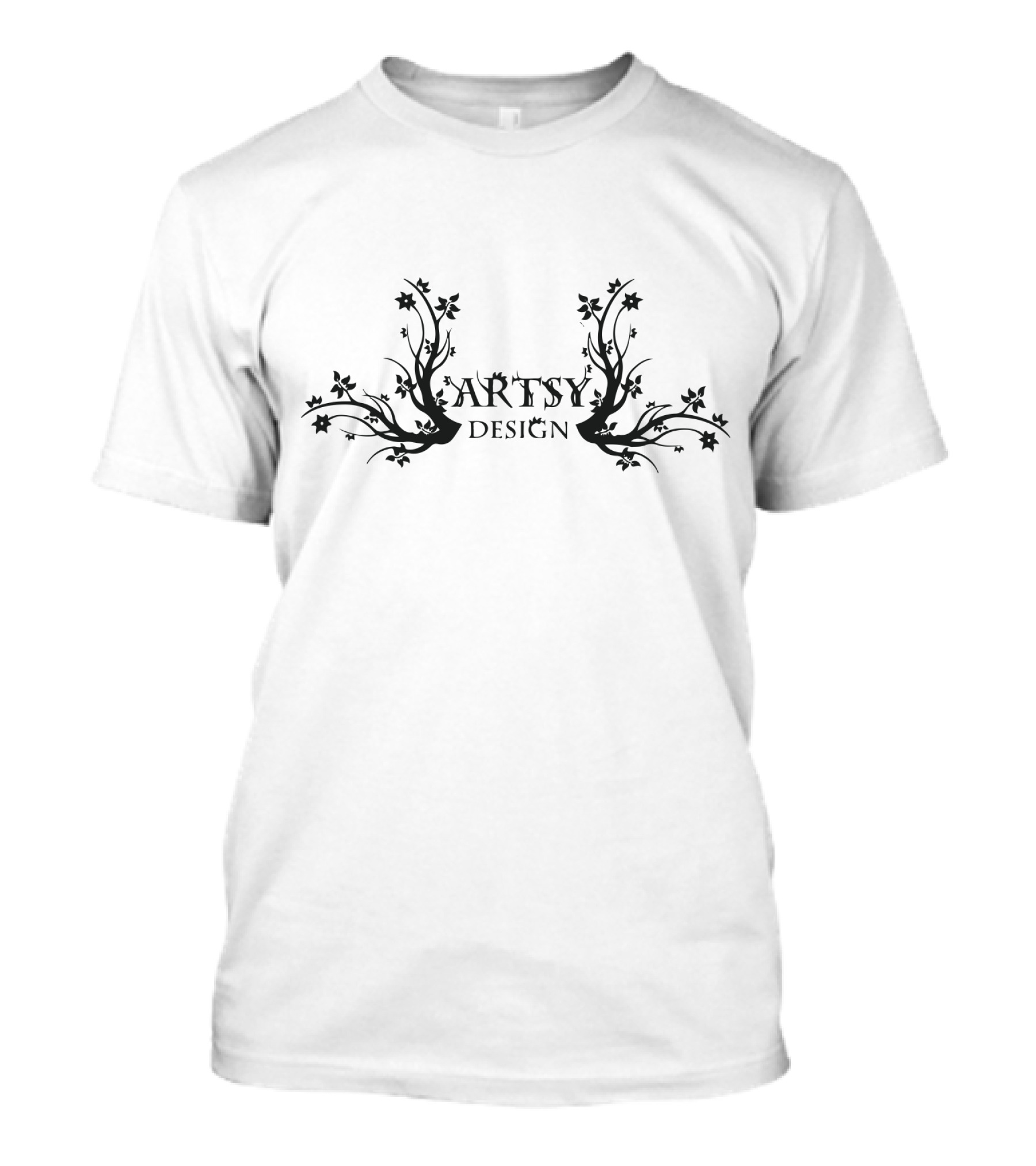 Artsy Design Bailey Sarian Floral Branches T-Shirt