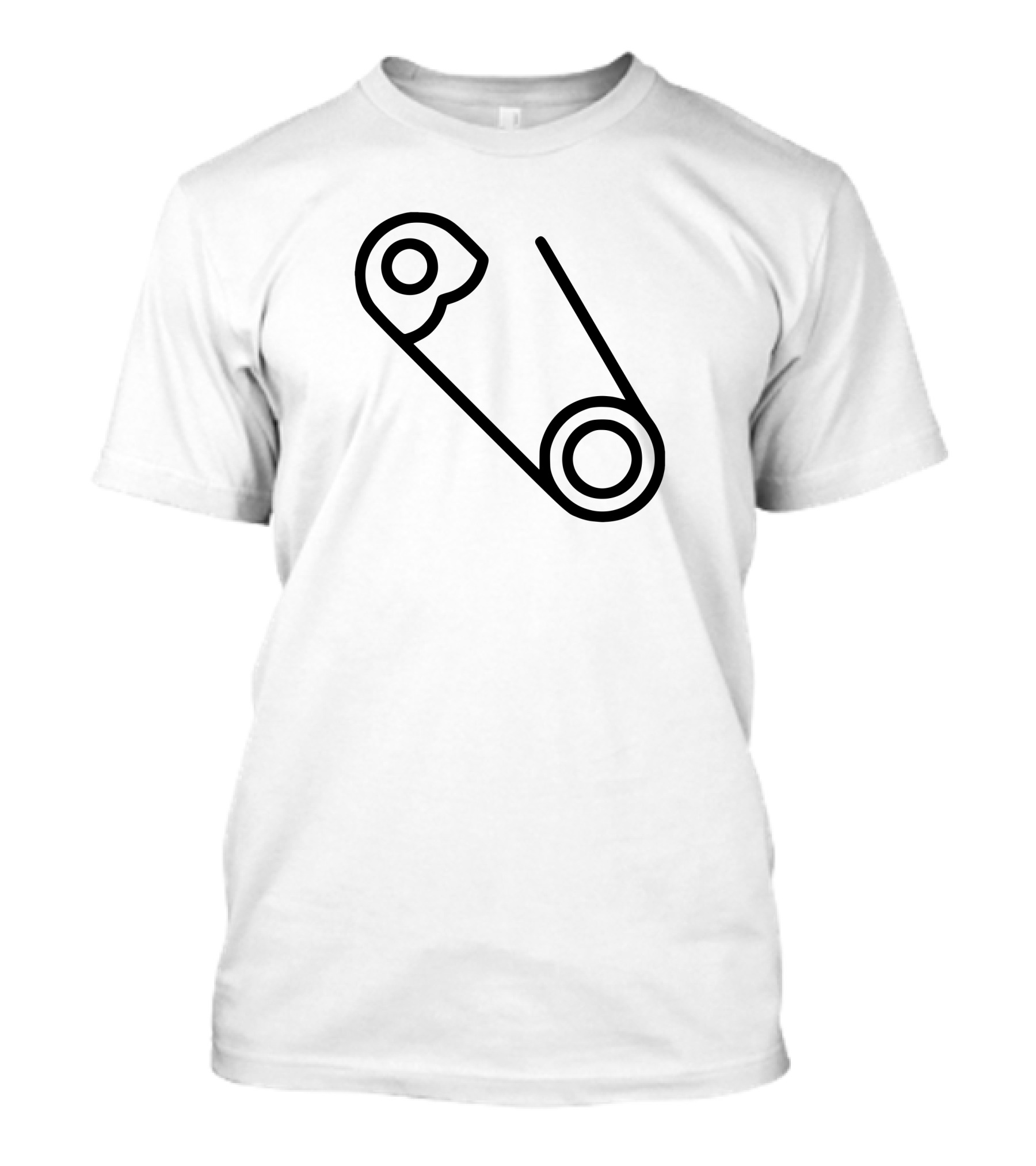 Safety Pin Minimalist Icon T-Shirt