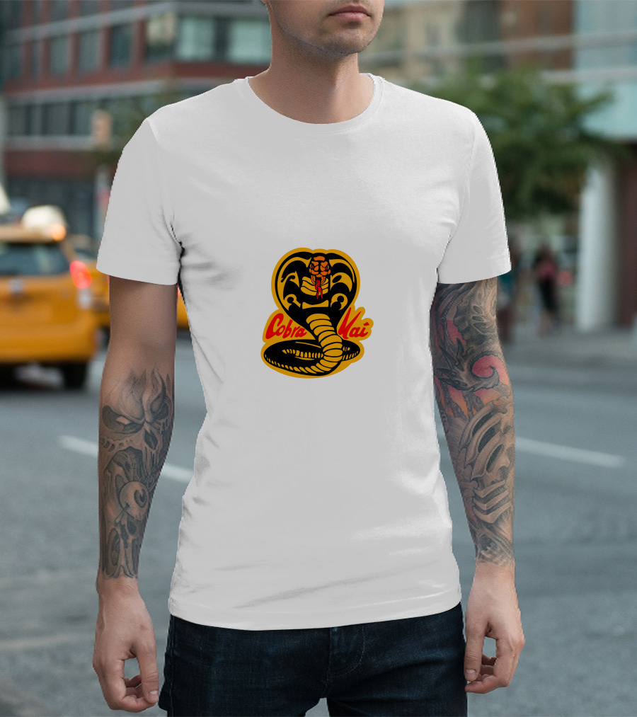 Cobra Kai Classic Cobra Snake Emblem T-Shirt