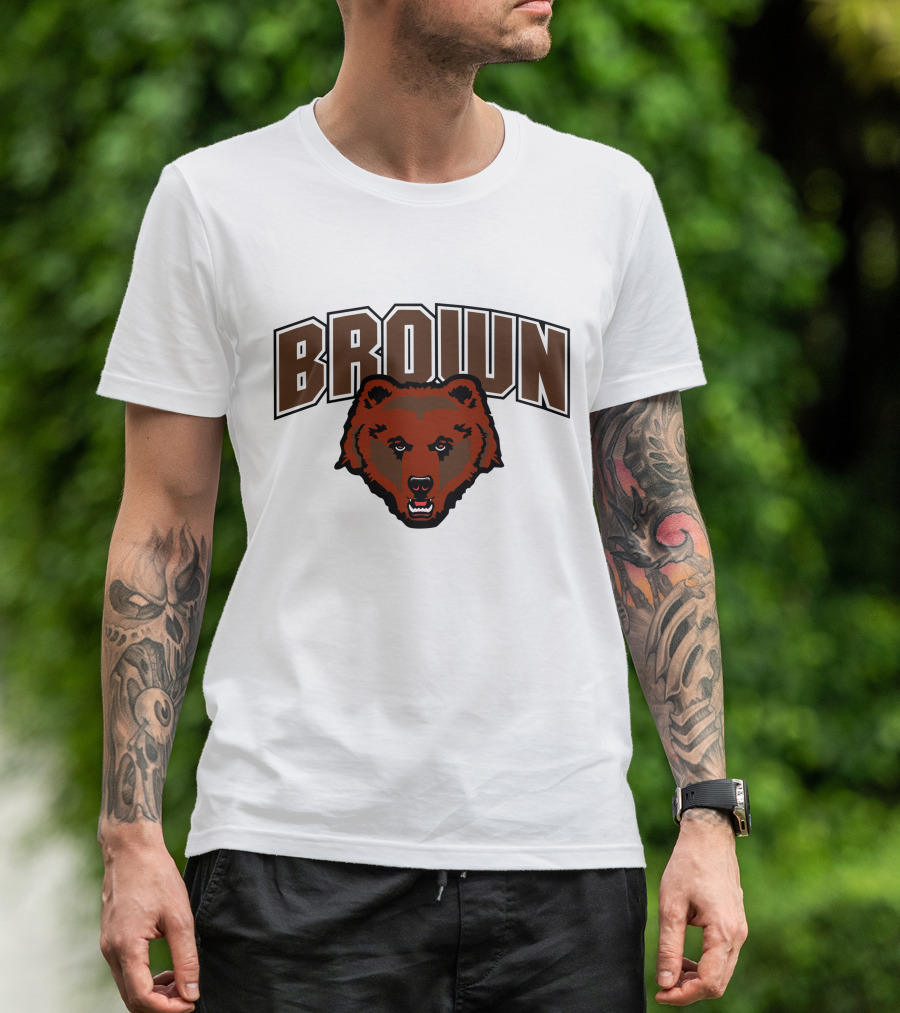 Brown Bears Bruin Mascot T-Shirt