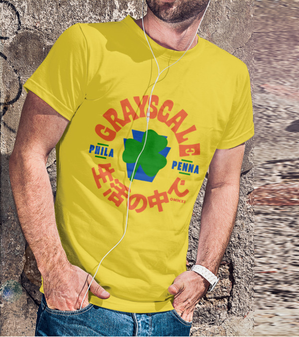 Grayscale Phila Penna Life OMMXI Shamrock T-Shirt