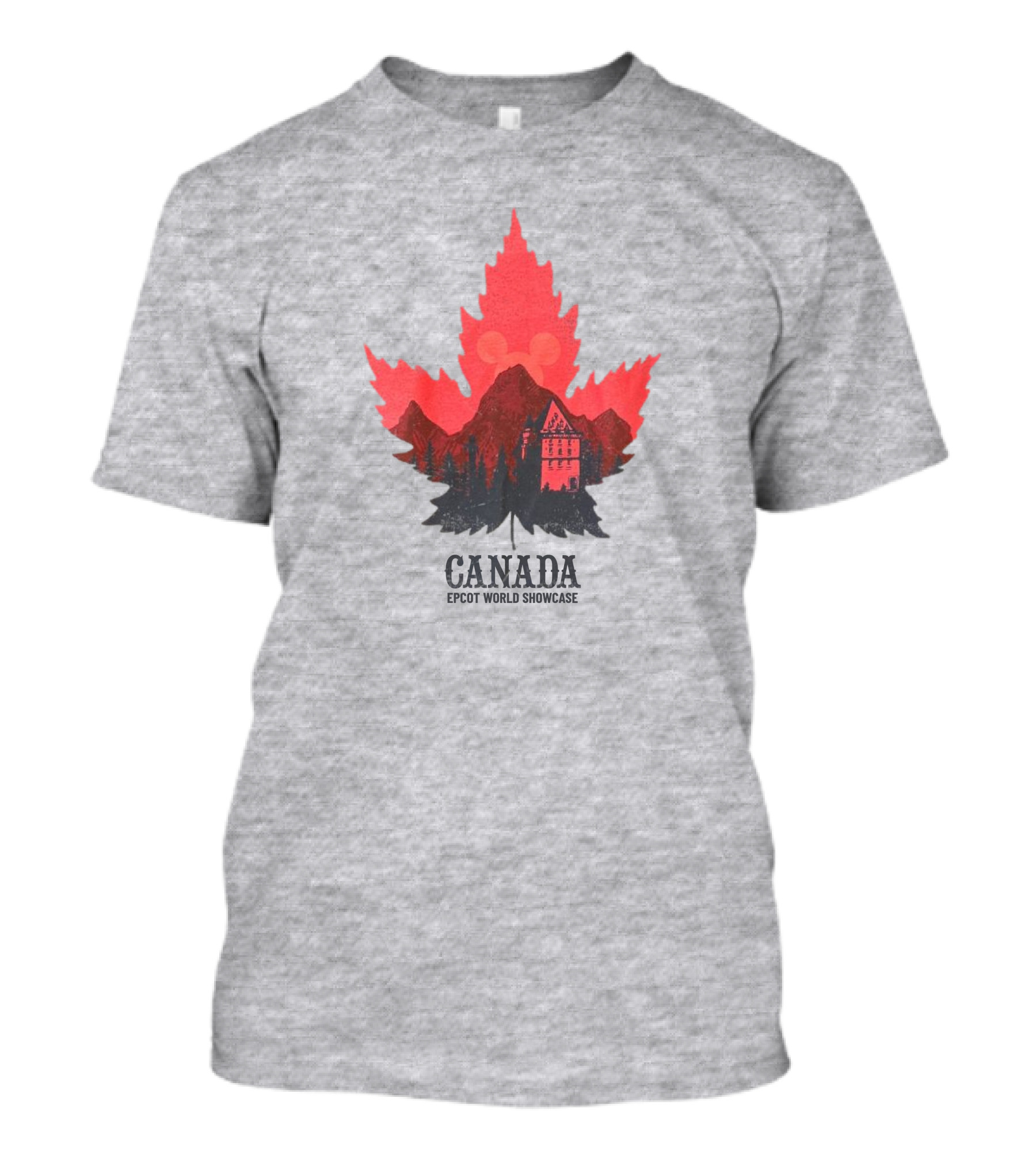 Canada EPCOT World Showcase Maple Leaf Mickey T-Shirt