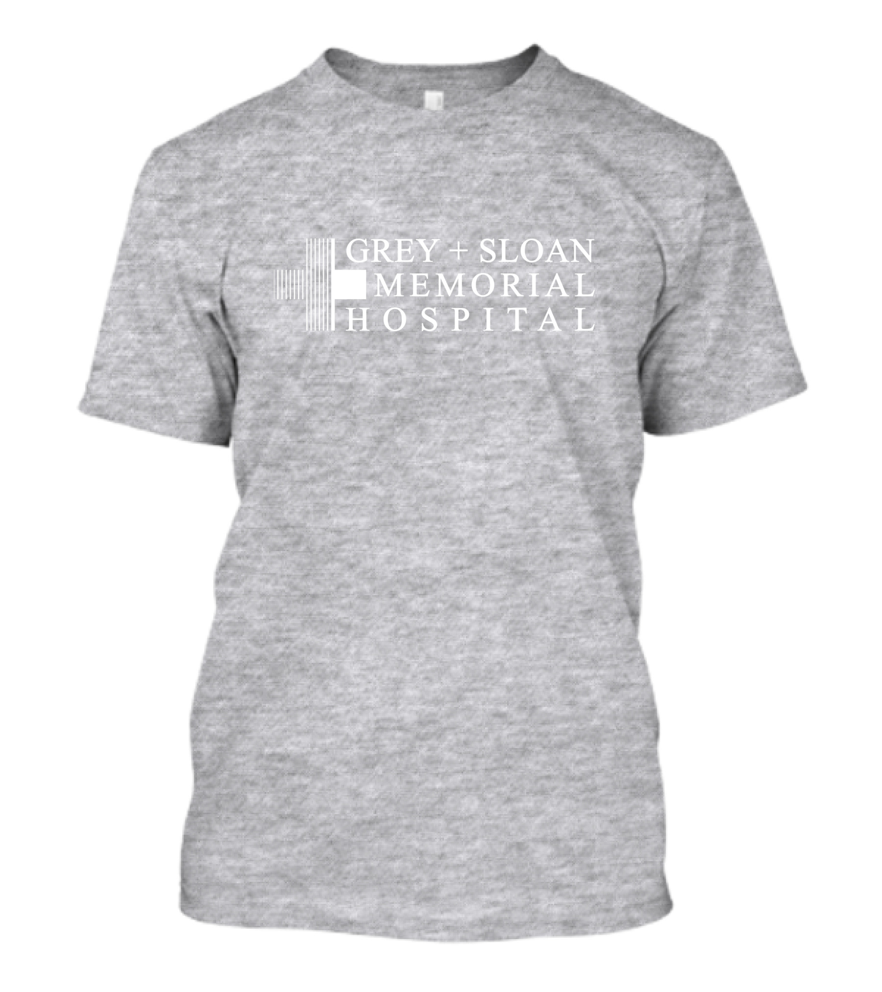 Grey Sloan Memorial Hospital Logo Text Medical Drama Series Reference T-Shirt