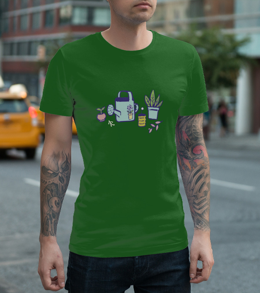 Omocat Merch Omori A Home For Flowers Watering Can Plant Pots T-Shirt