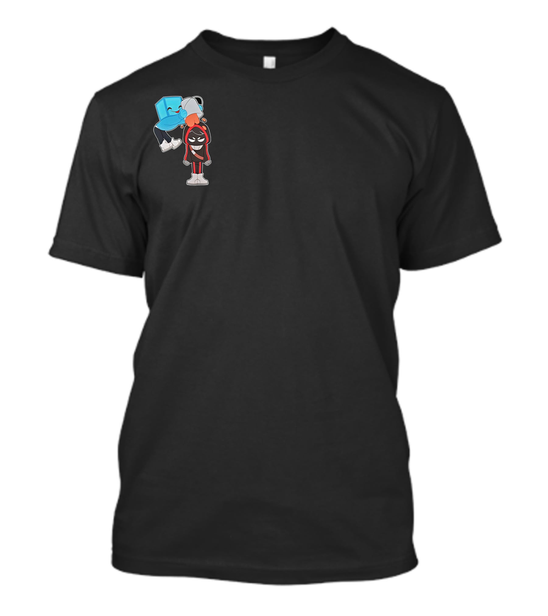 Skeppy April Fools Merch Skeppy And BadBoyHalo Cartoon Characters T-Shirt
