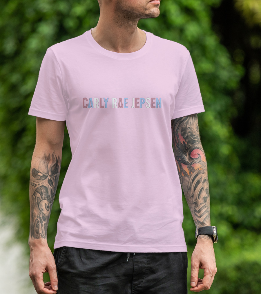 Carly Rae Jepsen Merch Pastel Text Design CarlyRaeJepsen T-Shirt