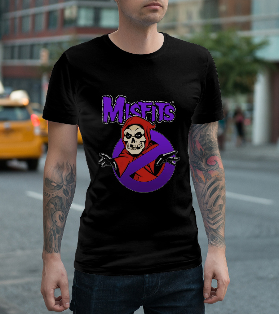 Misfits Crimson Ghostbusters Crossover T-Shirt