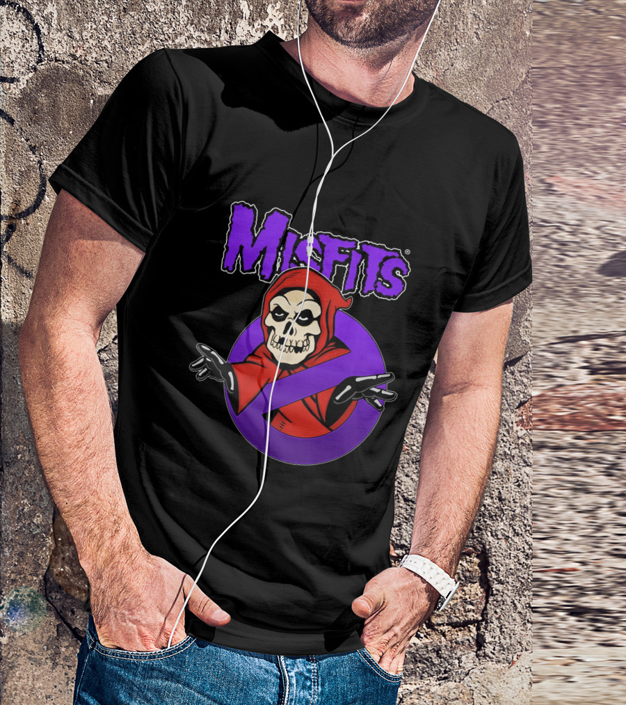 Misfits Crimson Ghostbusters Crossover T-Shirt