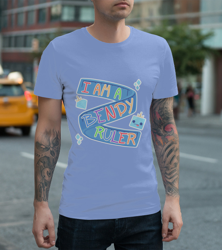 Skeppy I Am A Bendy Ruler Merch Bendy Ruler T-Shirt
