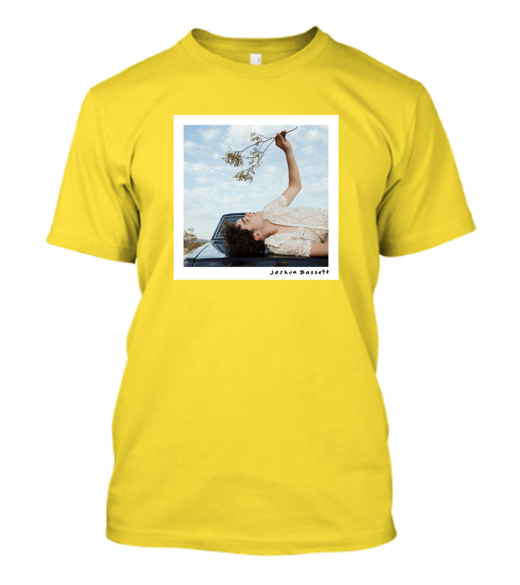 Joshua Bassett Floral Pose Vintage Aesthetic T-Shirt