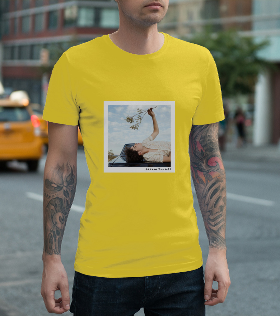 Joshua Bassett Floral Pose Vintage Aesthetic T-Shirt
