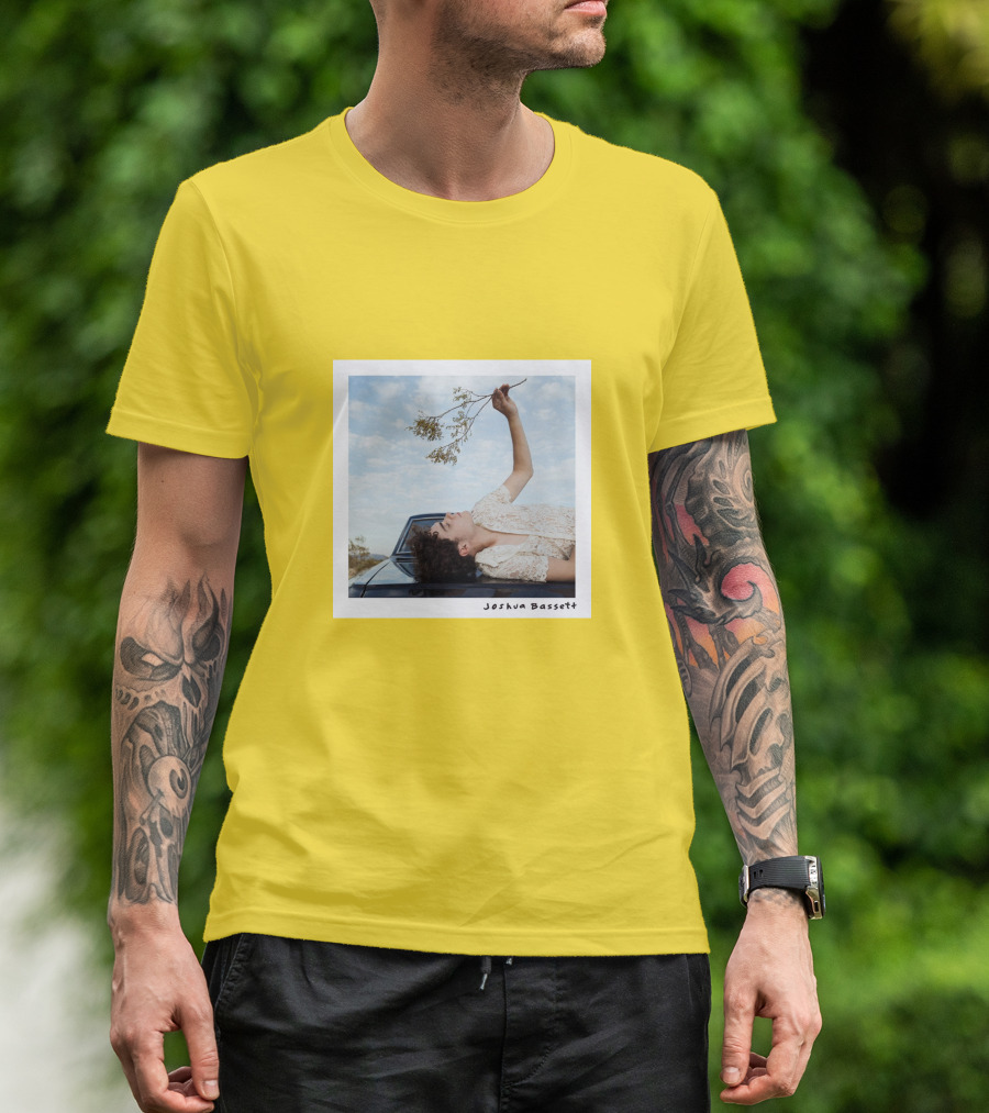 Joshua Bassett Floral Pose Vintage Aesthetic T-Shirt
