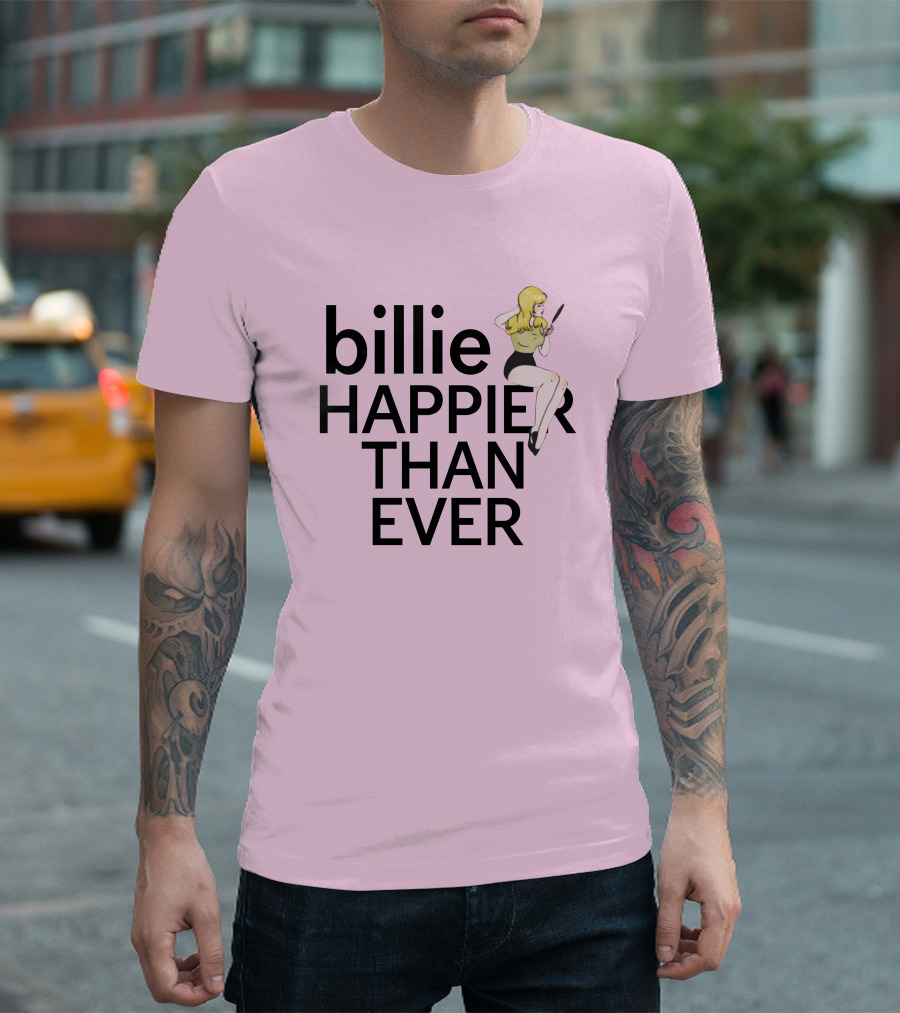 Billie Eilish Happier Than Ever Pretty Boy Merch T-Shirt
