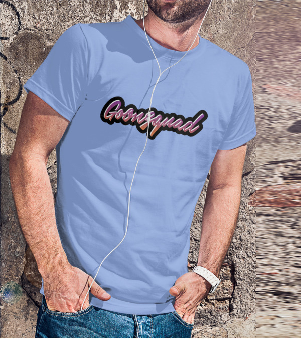 Goonzquad Retro Style Text Gradient T-Shirt