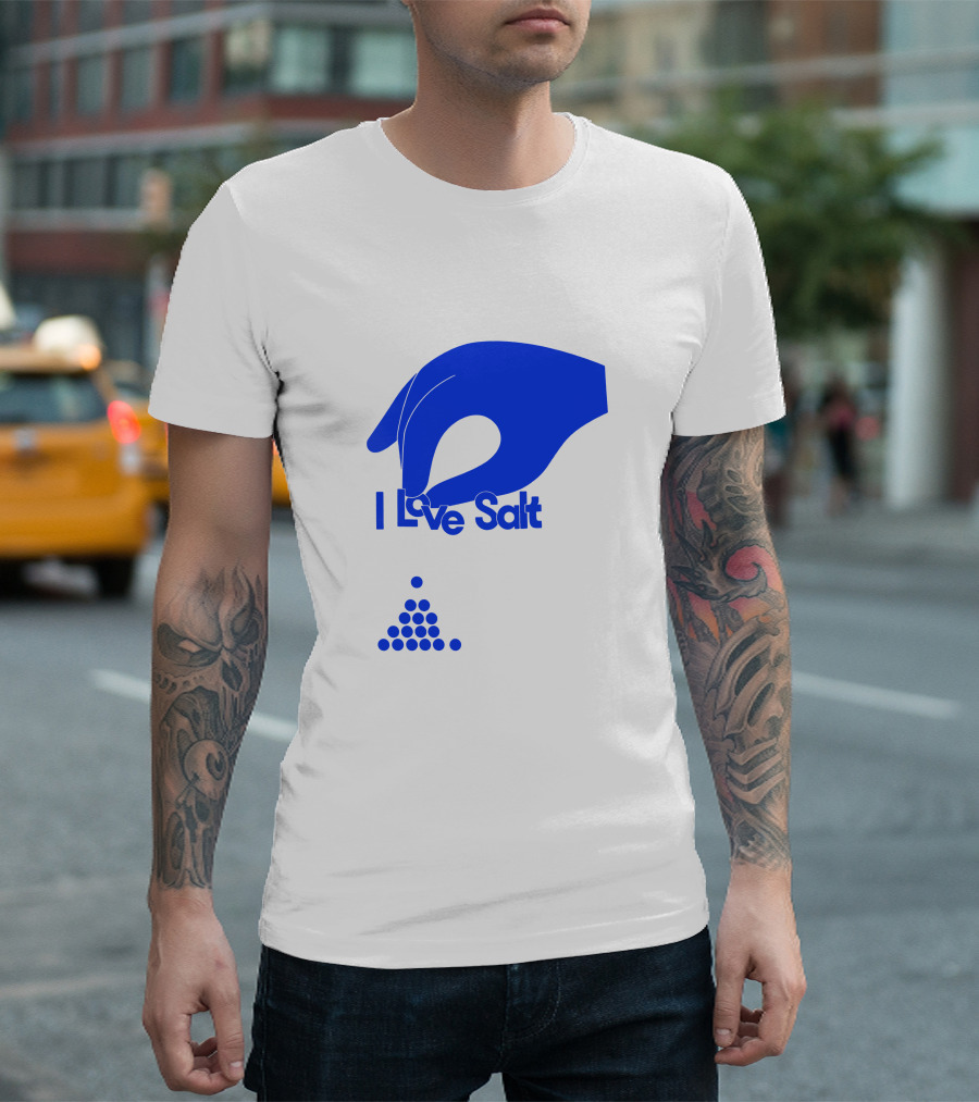 Shop Molly Baz Merch Store I Love Salt Hand with Dots T-Shirt