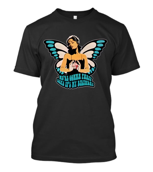 Sarah Baska Merch SB Angel We're Gonna Party Like It's My Birthday T-Shirt