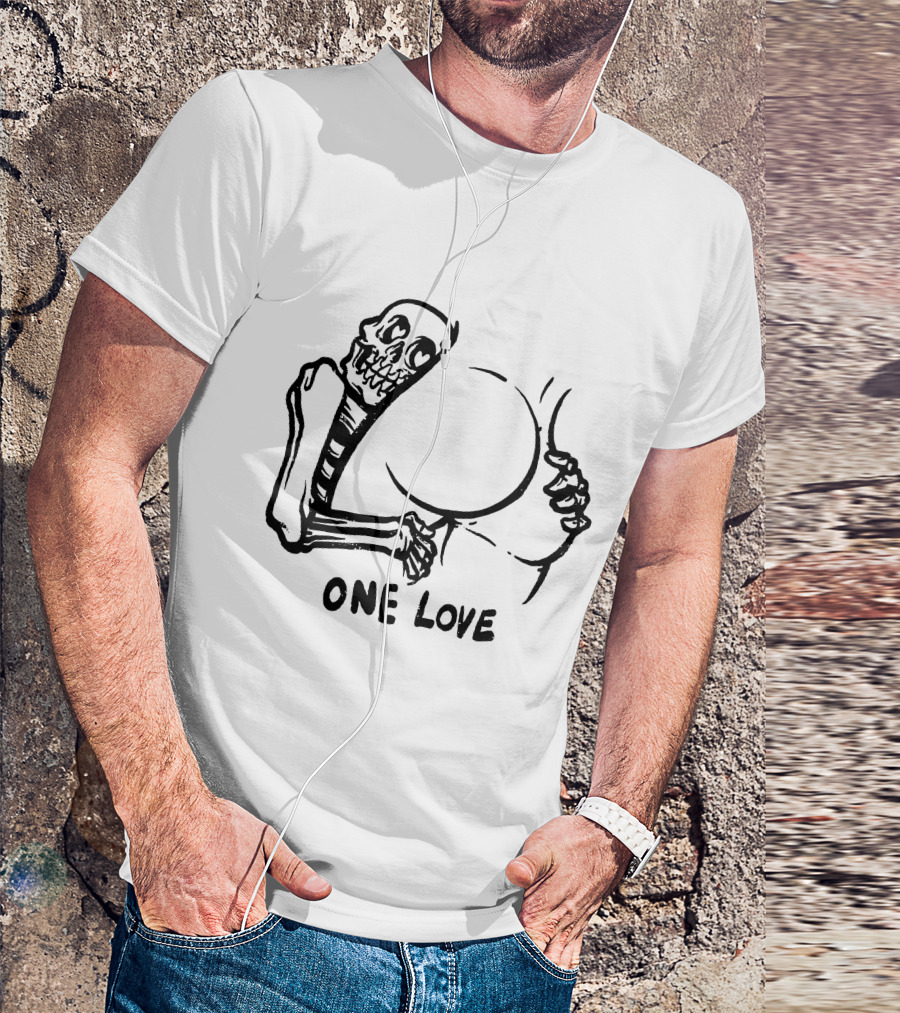Skeleton Embrace One Love T-Shirt