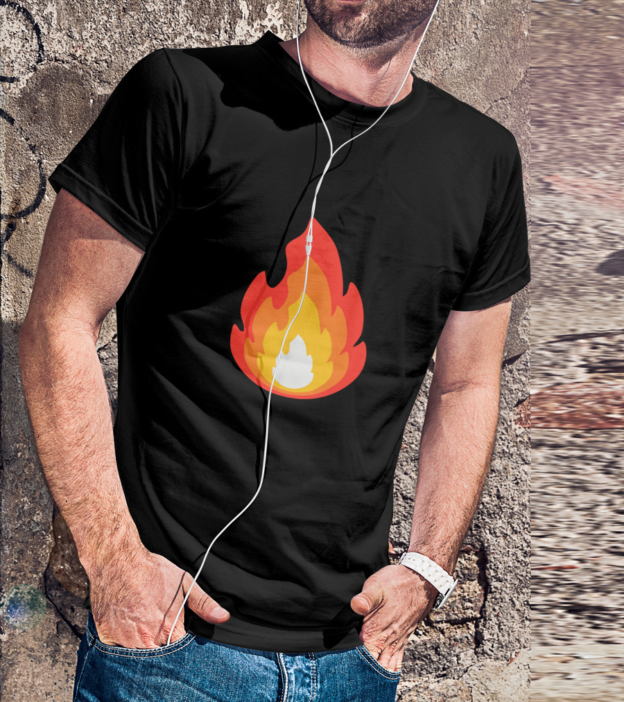 Shop The Sapnap Fire Merch Store Layered Flame T-Shirt